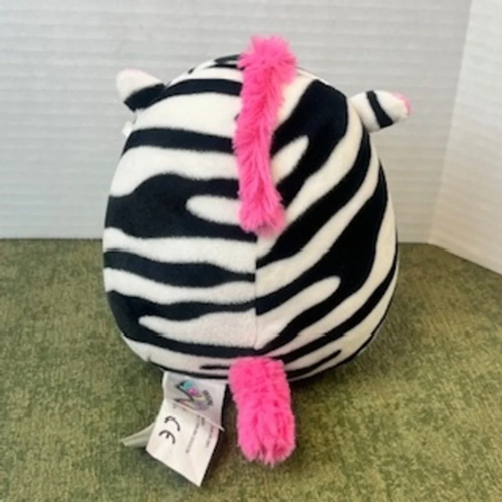 Squishmallows zebra plush