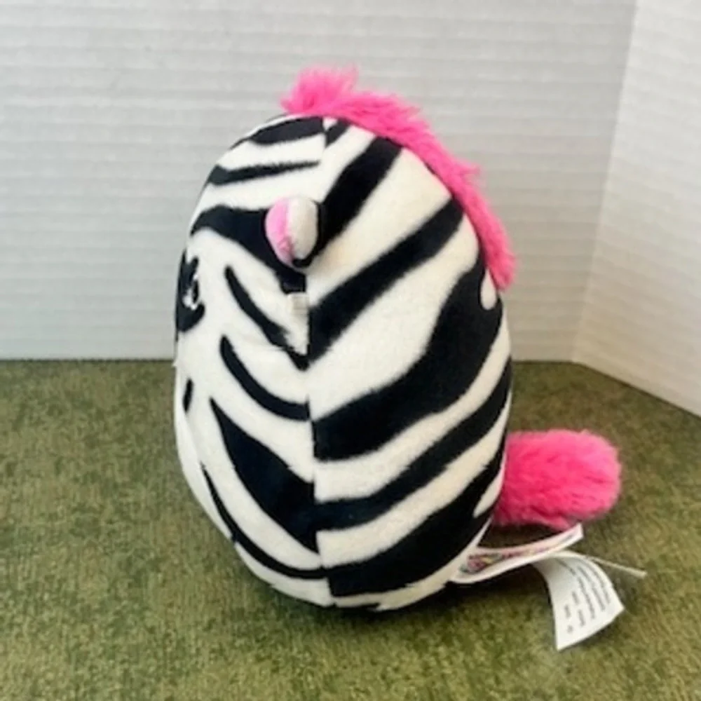 Squishmallows zebra plush