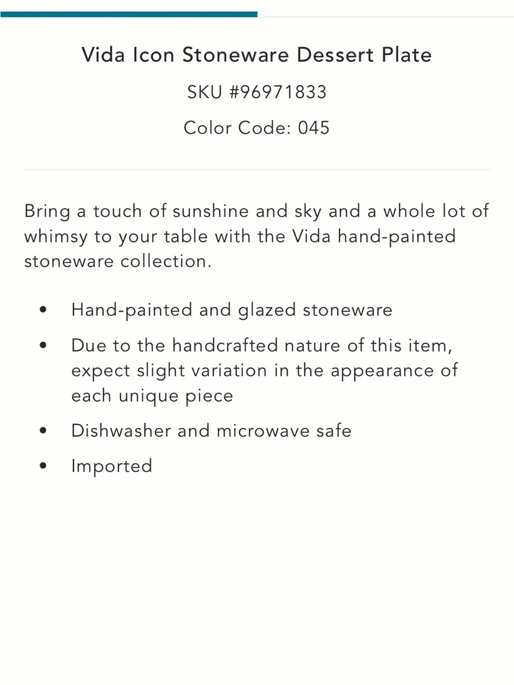 Anthropologie glossy sky
