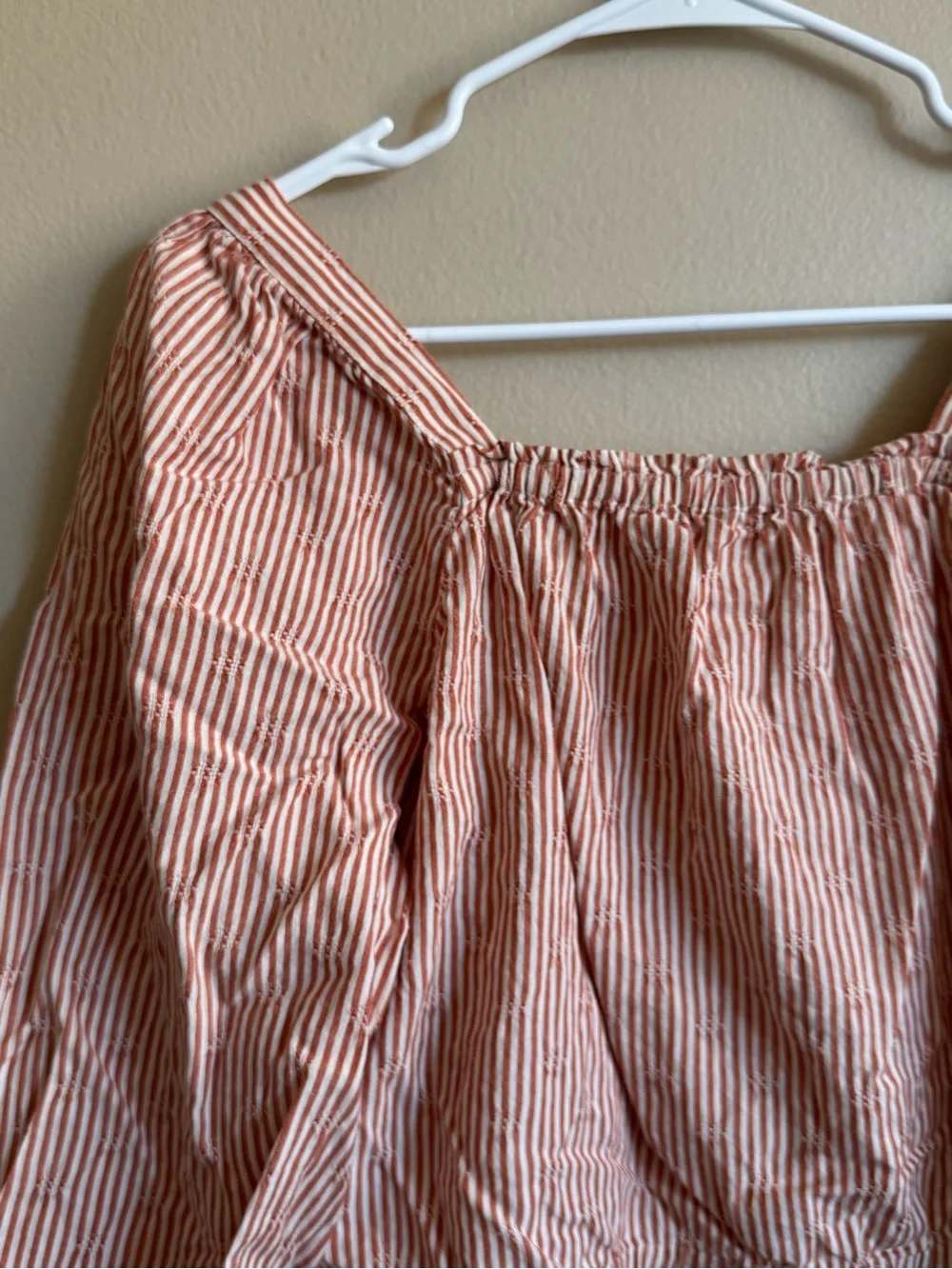 Madewell striped crop