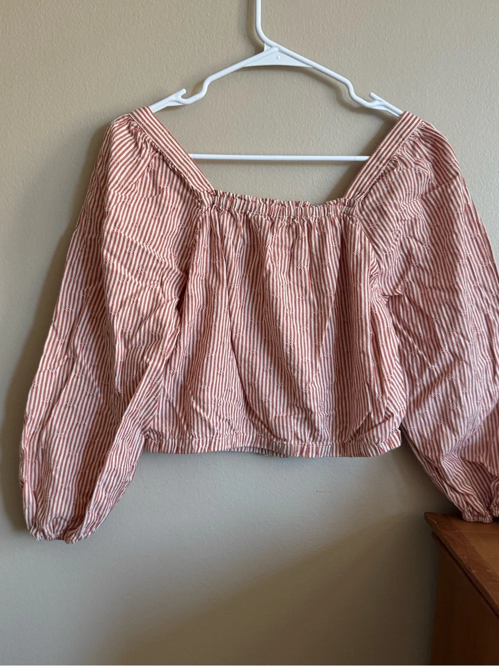 Madewell striped crop