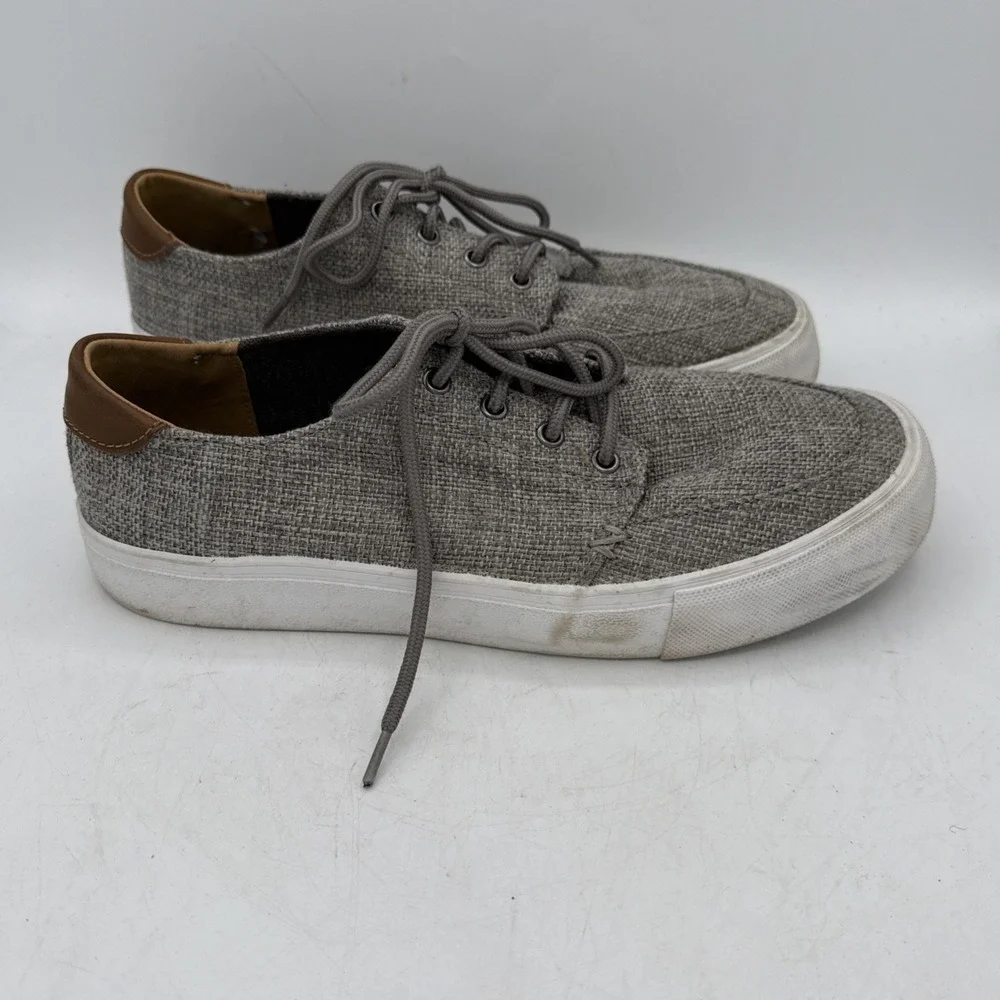 Men's‎ Crevo Casual Shoes Alec Lace Up Canvas Low Top Boat Sneakers Size 8