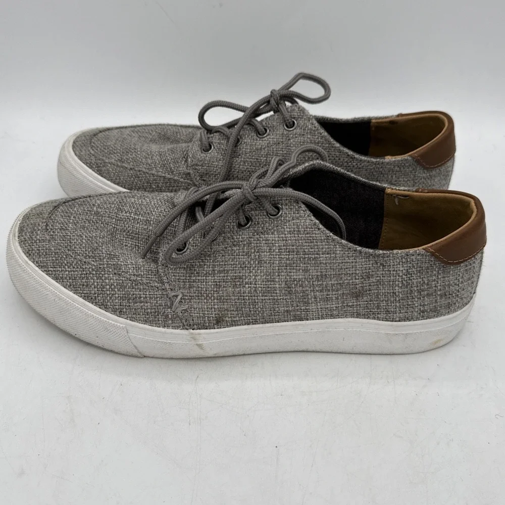 Men's‎ Crevo Casual Shoes Alec Lace Up Canvas Low Top Boat Sneakers Size 8