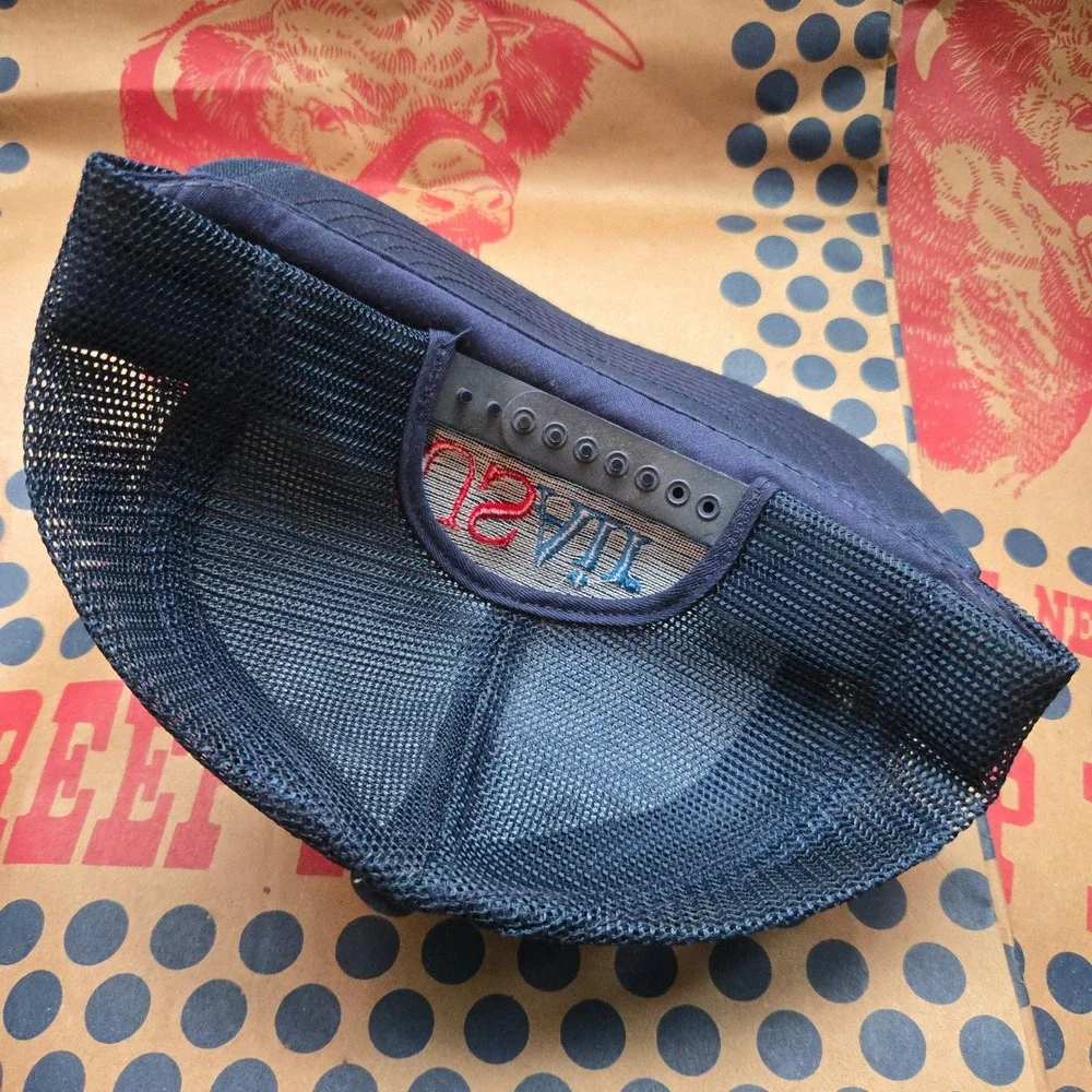 VTG Swingster USAir Airline Hat Navy Blue Aviation OSFA Mesh Back Snapback USA