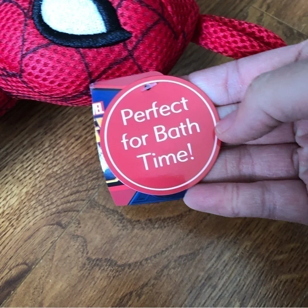 Marvel spider scrubber bath