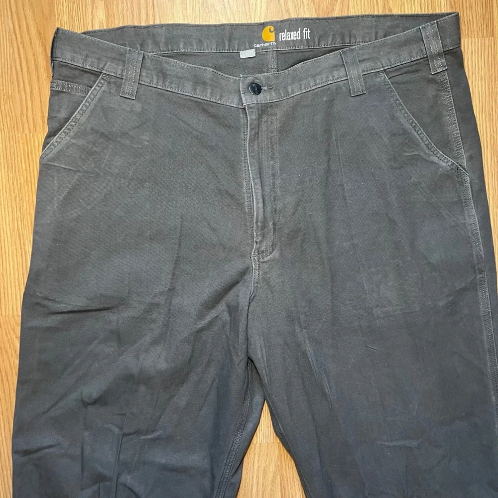 Carhartt Relaxed Fit Rugged Flex Upland‎ Field Work Pants Mens 42x32 Gray Baggy