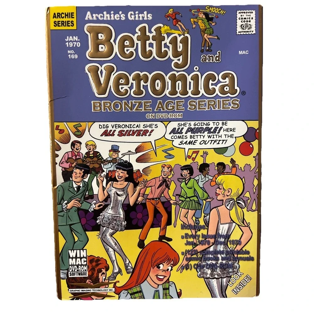Betty and Veronica Bronze‎ Age Series 2008 DVD-ROM 122 ISSUES Archie Comic Books