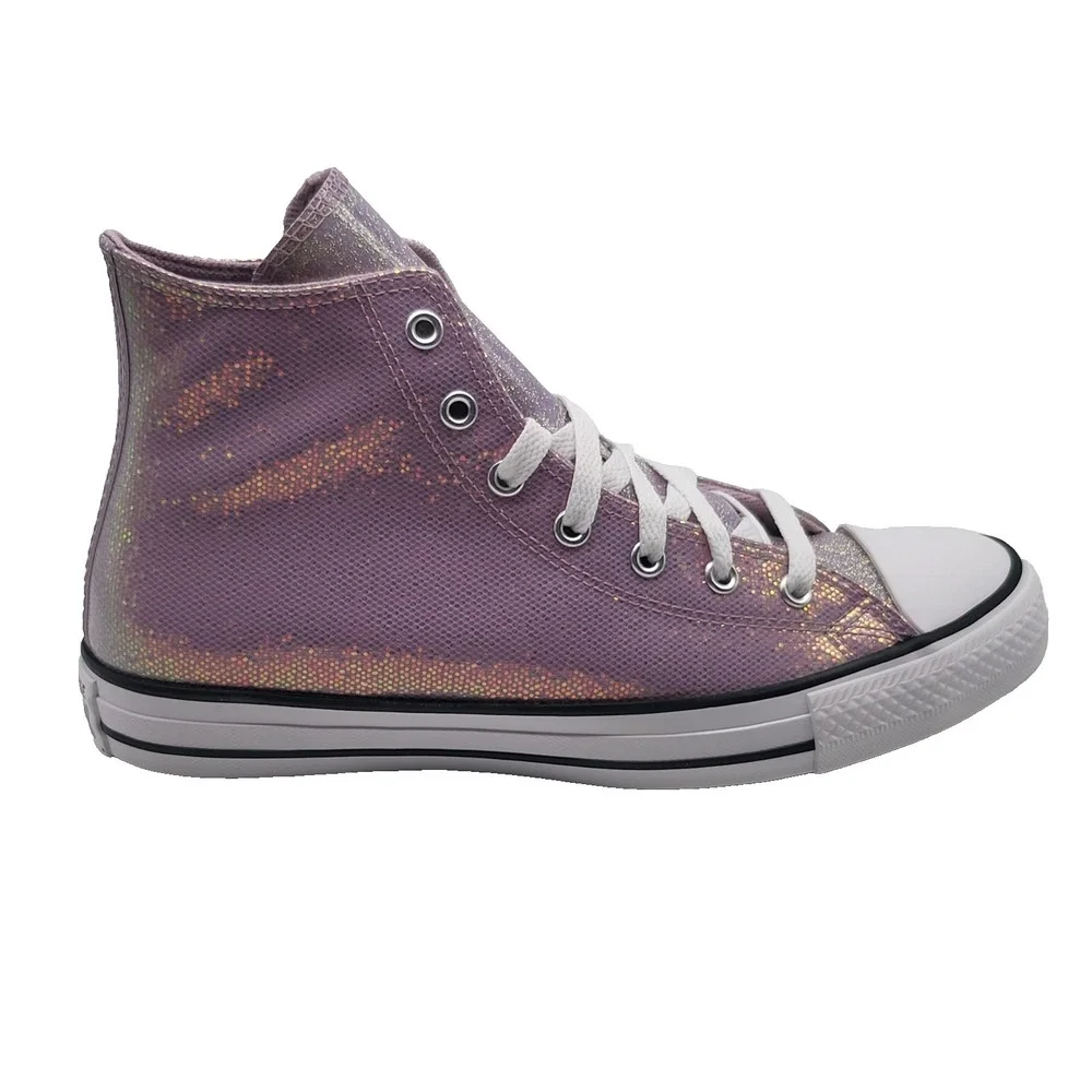 Converse Chuck Taylor All Star Hi‎ Disco Glitter Kids Size 7 Pink Shoes Sneakers