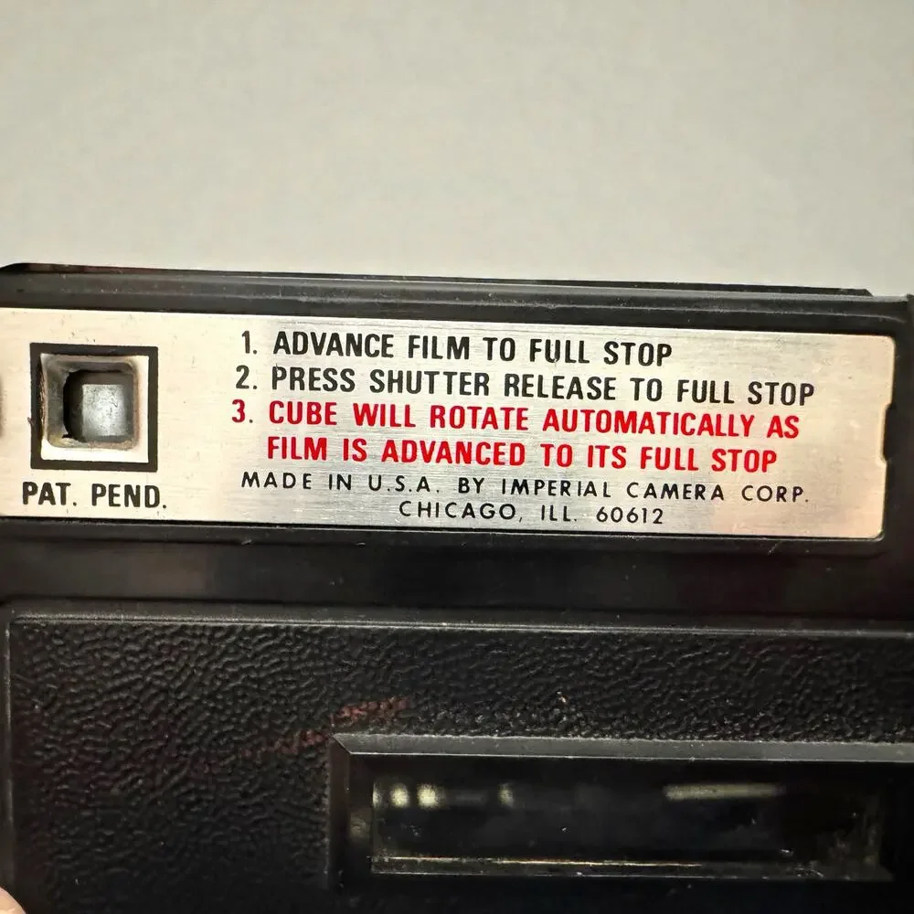 Imperial Camera Corporation instant release
