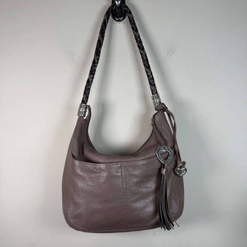Brighton pebbled depth leather