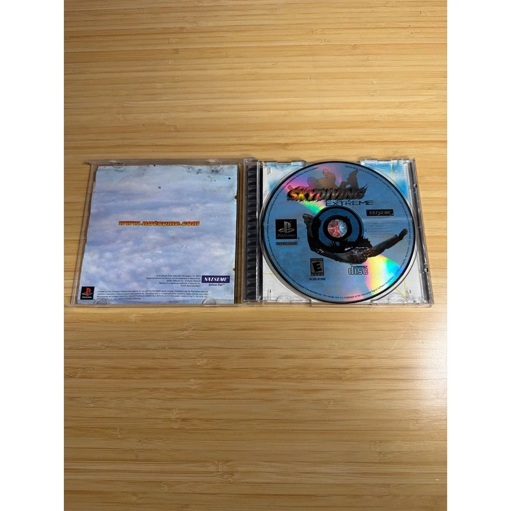 Skydiving Extreme PS1 Complete CIB PlayStation 1 Untested Water Damage