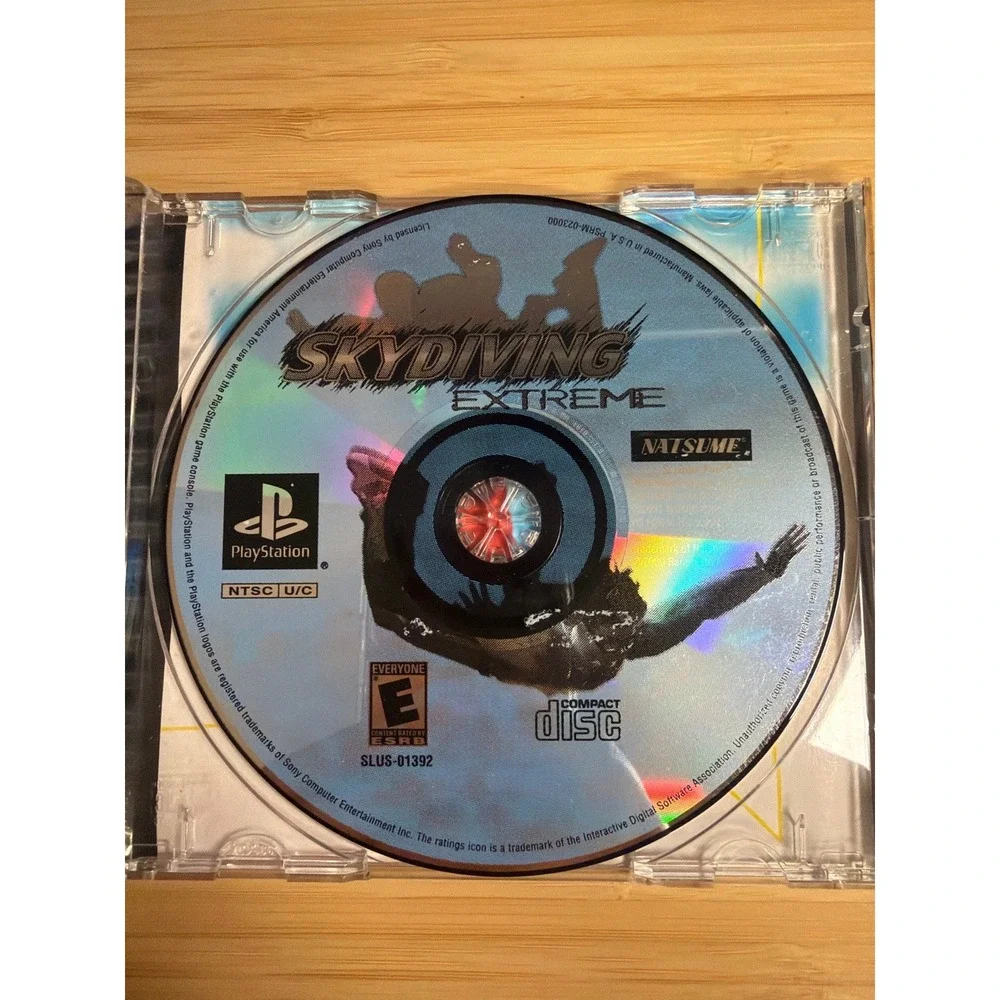 Skydiving Extreme PS1 Complete CIB PlayStation 1 Untested Water Damage