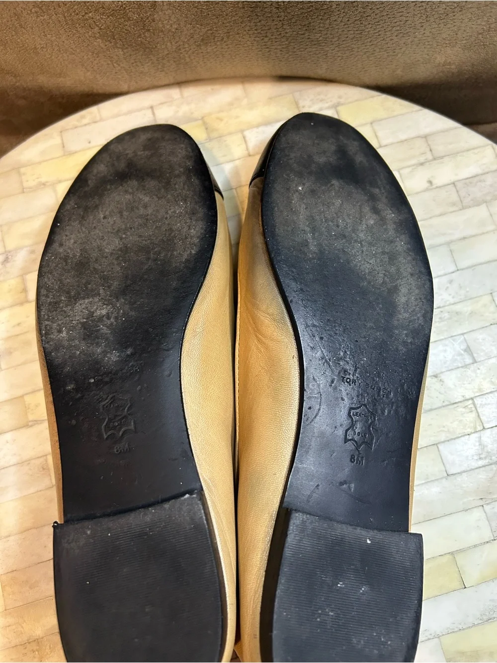 Tory Burch Women's Cap Toe Ballet Flats Size 8