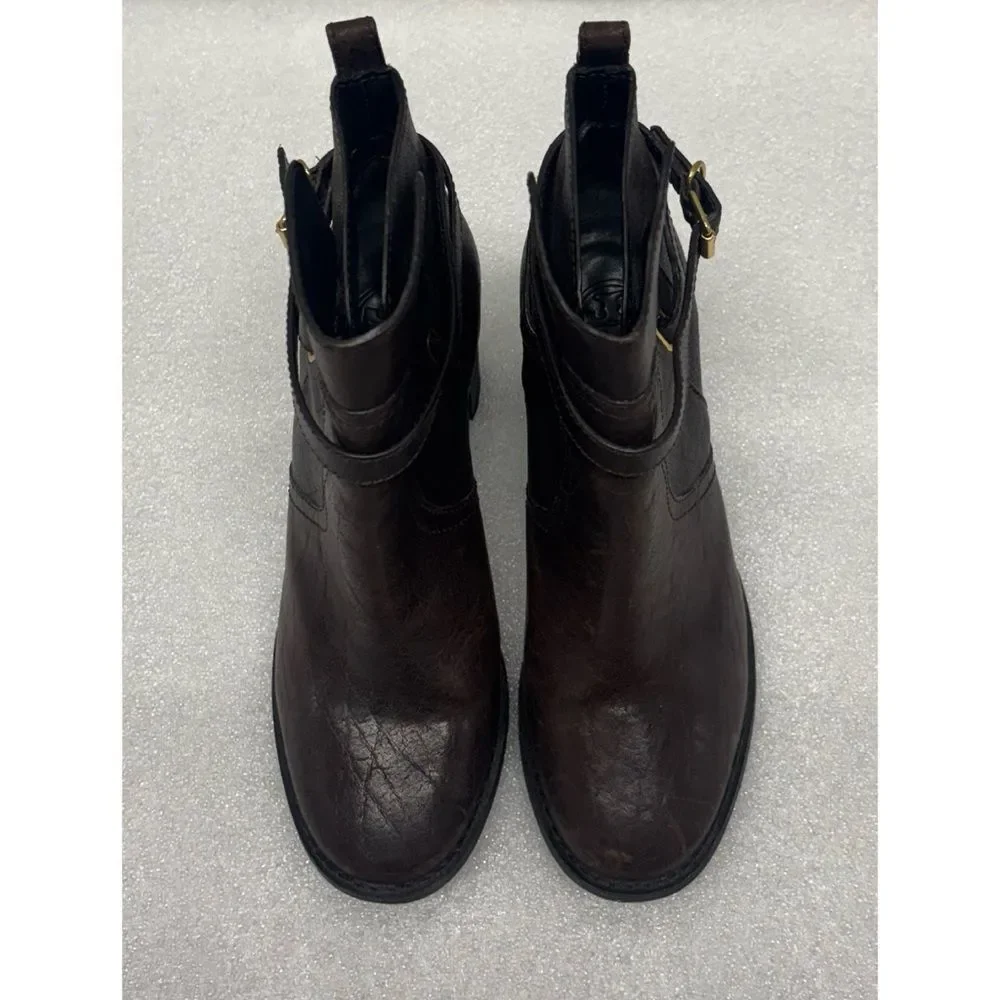 Tory Burch tone leather polished