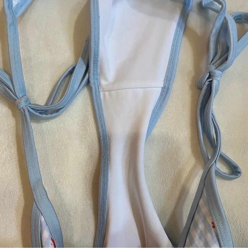 New! Frankie's Bikinis x PINK Monty Cheeky Bikini Bottom M 1528