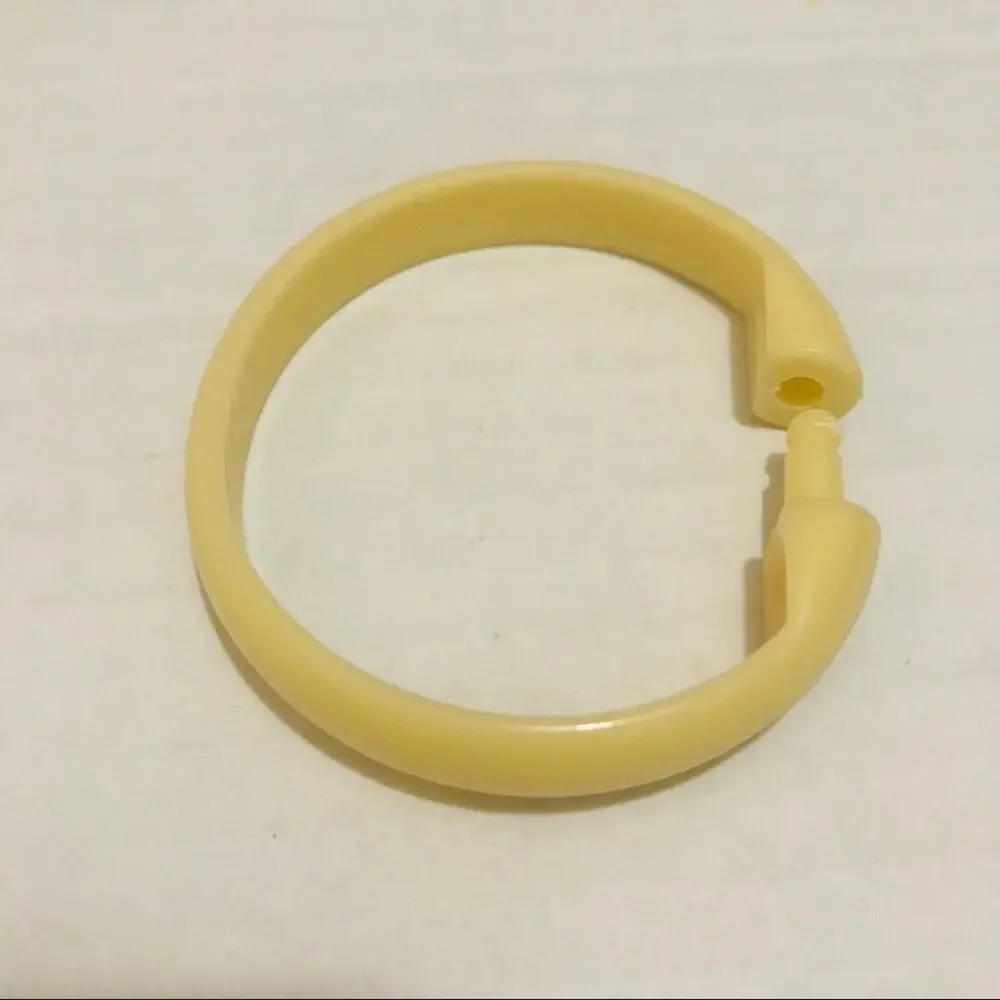 Cream Shower Curtain Rings