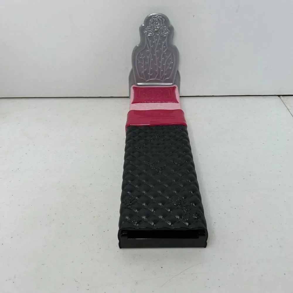 Barbie Doll Pink Gray Black Briar Beauty Thronecoming Bed Furniture Missing‎ Leg