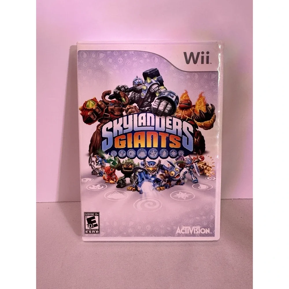 Nintendo Wii Skylanders Giants Disc + Case Cleaned & Tested