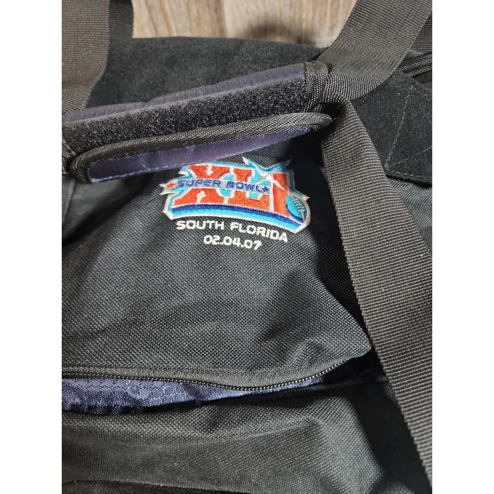 2007‎ Super Bowl Colts V Bears XLI Duffel Bag NFL Reebok Orange Blue