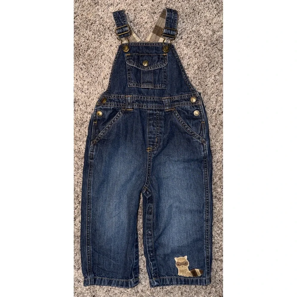 Gymboree Baby Raccoon‎ Overalls 2007 18-24 Months