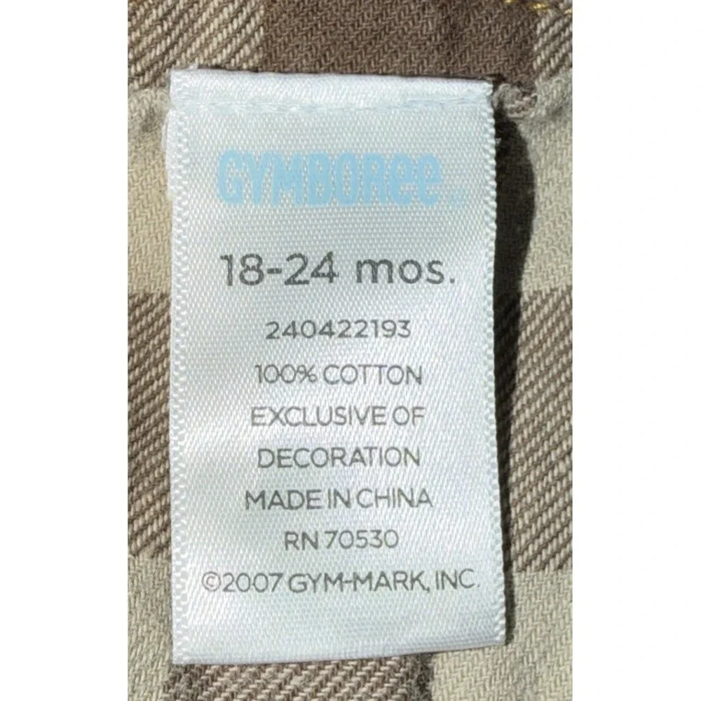 Gymboree Baby Raccoon‎ Overalls 2007 18-24 Months