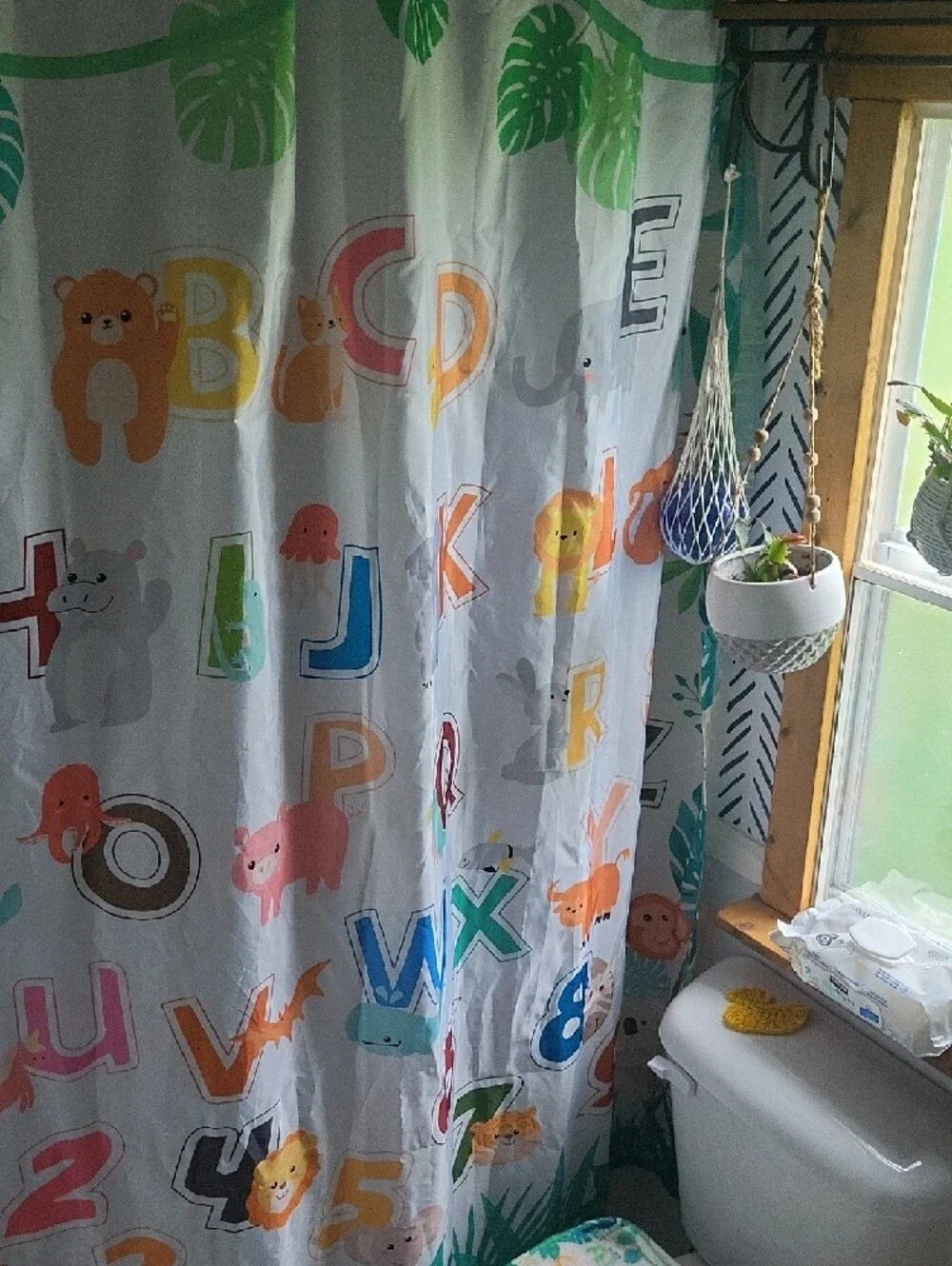 Kids Bathroom Jungle ABC Set