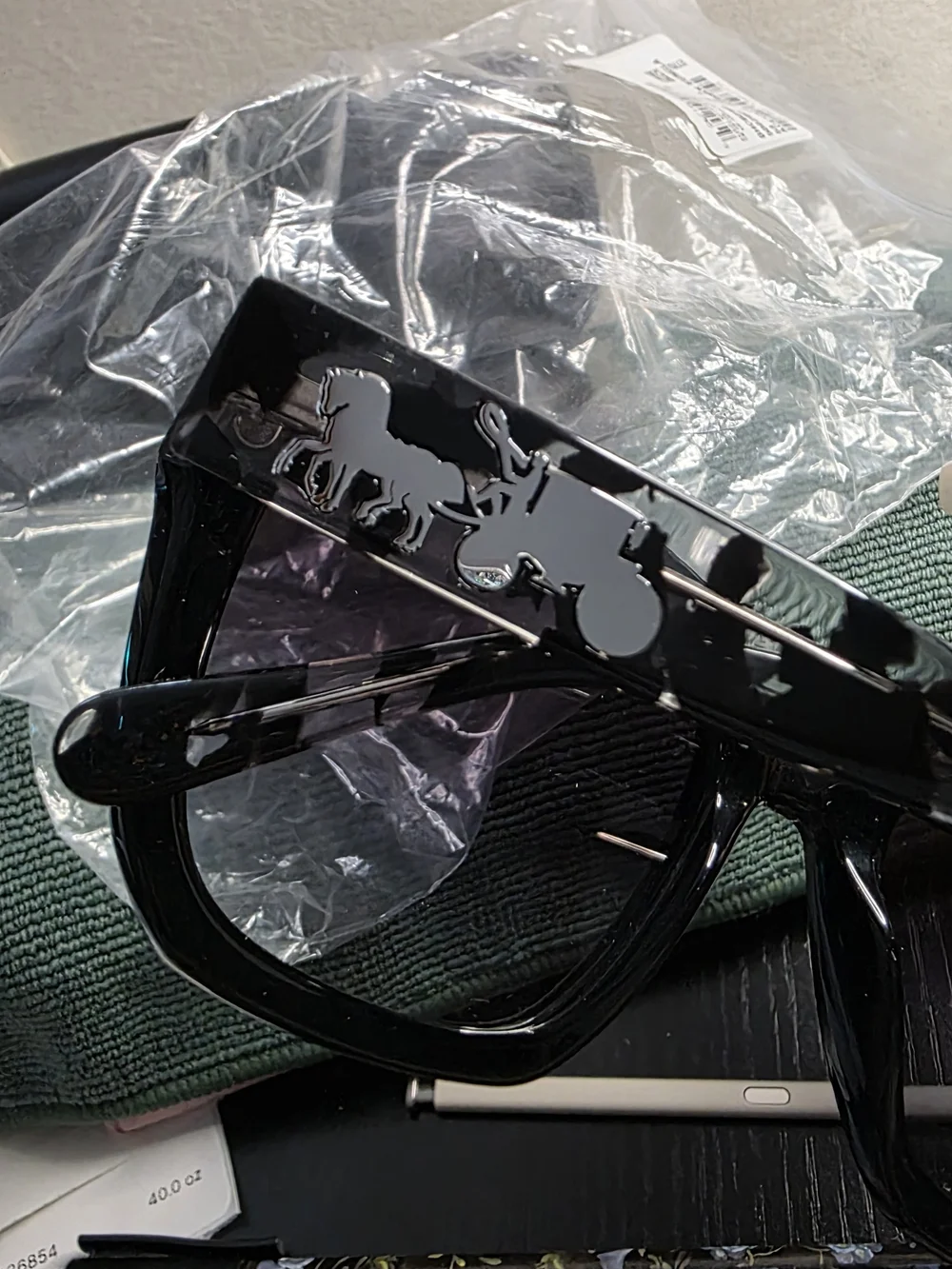 Authentic Coach   Tortoise Sunglasses Rare HC8249 50028G Black/Clear NWT