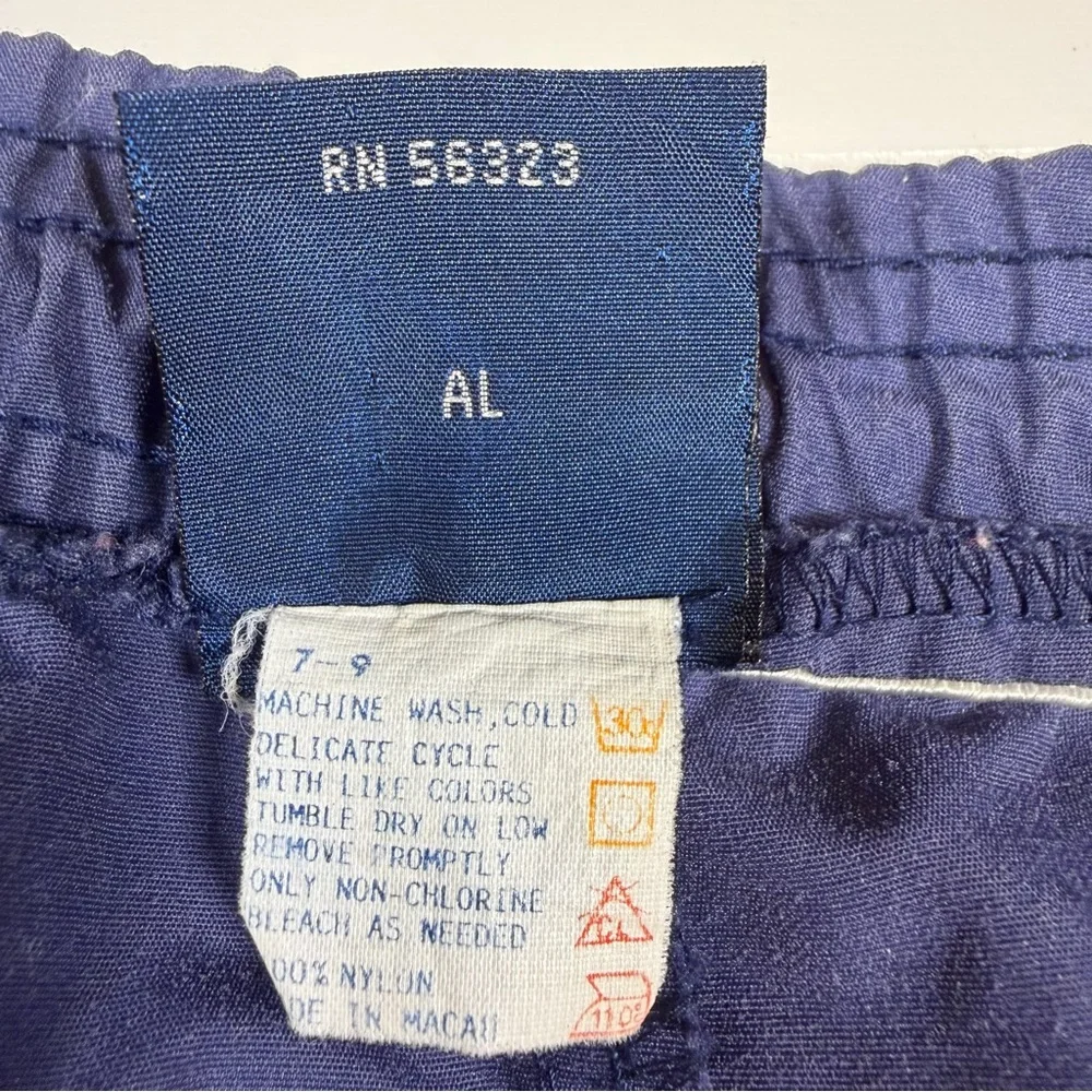 Vintage 1980’s Nike Nylon Track Pants Men’s Large Blue‎ Red GUC RN 56323