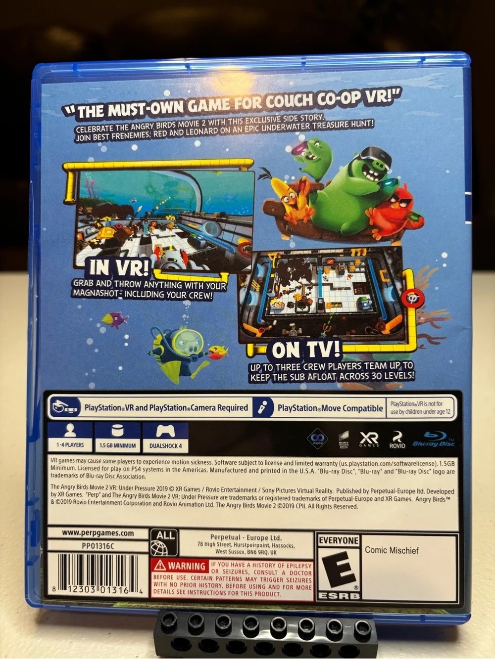 Sony PS4 VR Gaming Bundle - Blood & Truth, Creed, Gungrave, Angry Birds 2