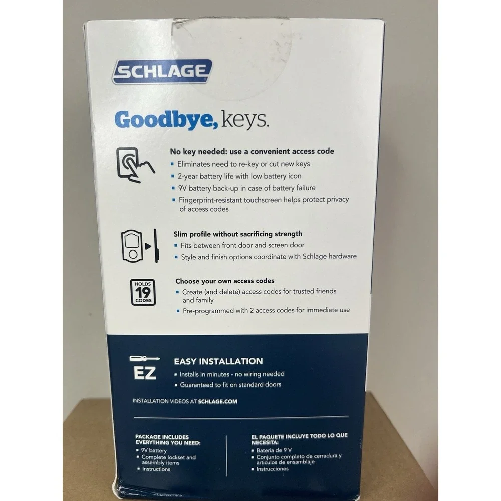 Schlage no returns