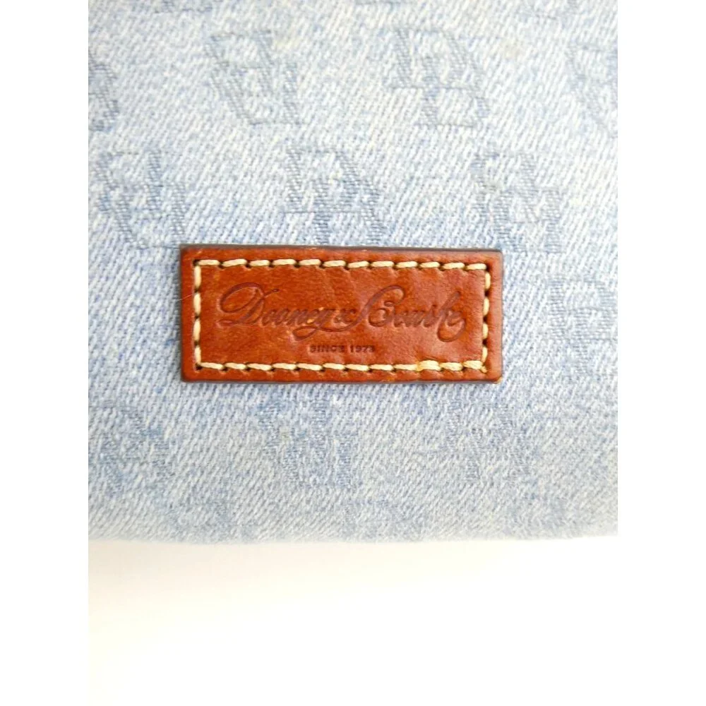 Dooney & Bourke Denim &‎ Leather Coin Purse Pouch