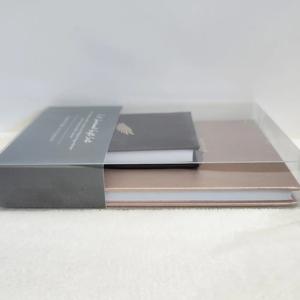 Gartner Studios Brown Rose Gold Vegan Leather Journal 2 Piece Gift Set NWT