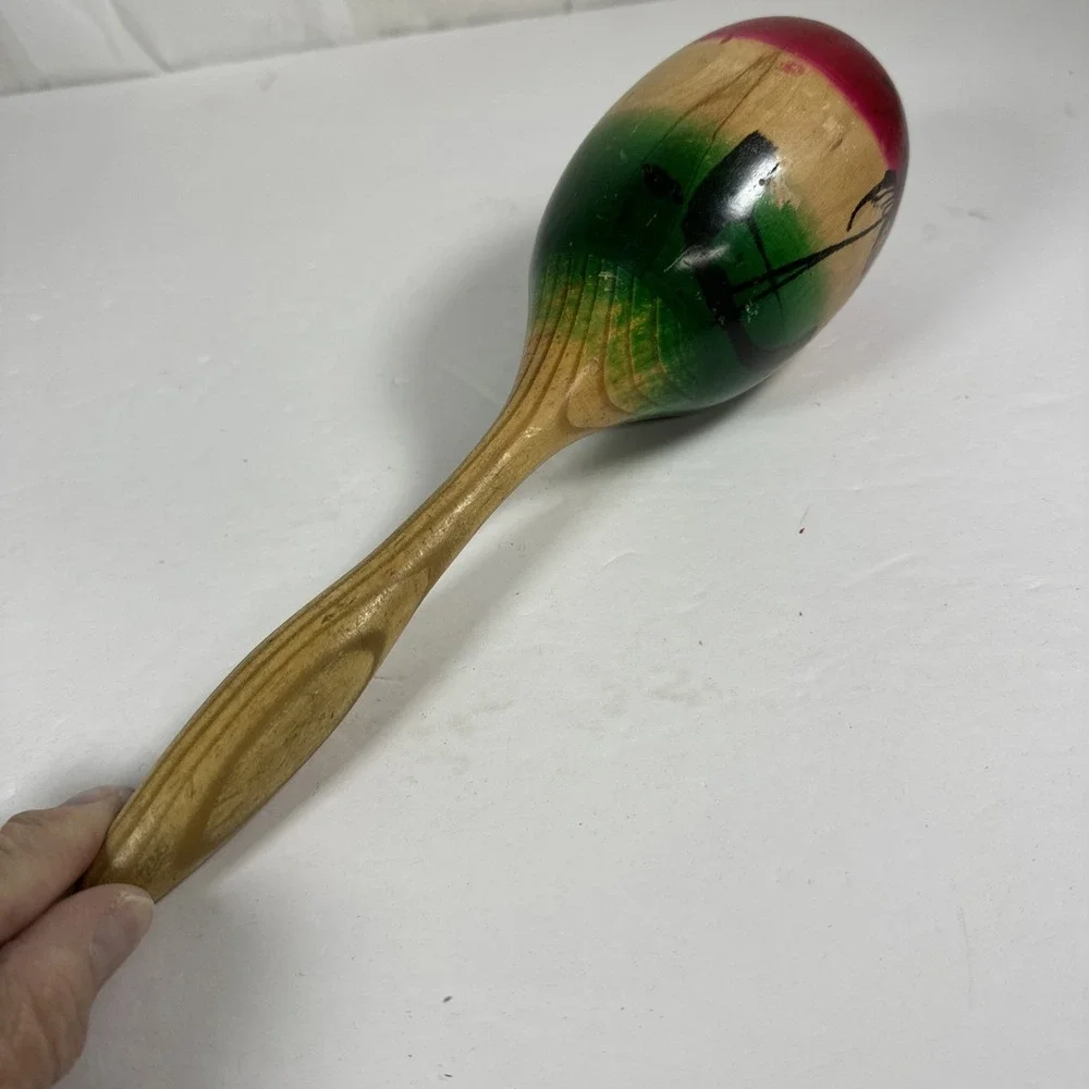 Maraca Cuba Mexico Percussion Instrument Hand Rumba Shaker Vintage‎