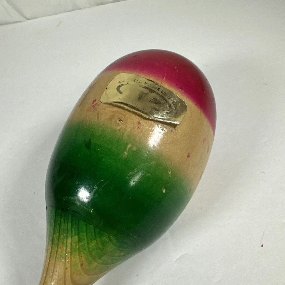 Maraca Cuba Mexico Percussion Instrument Hand Rumba Shaker Vintage‎