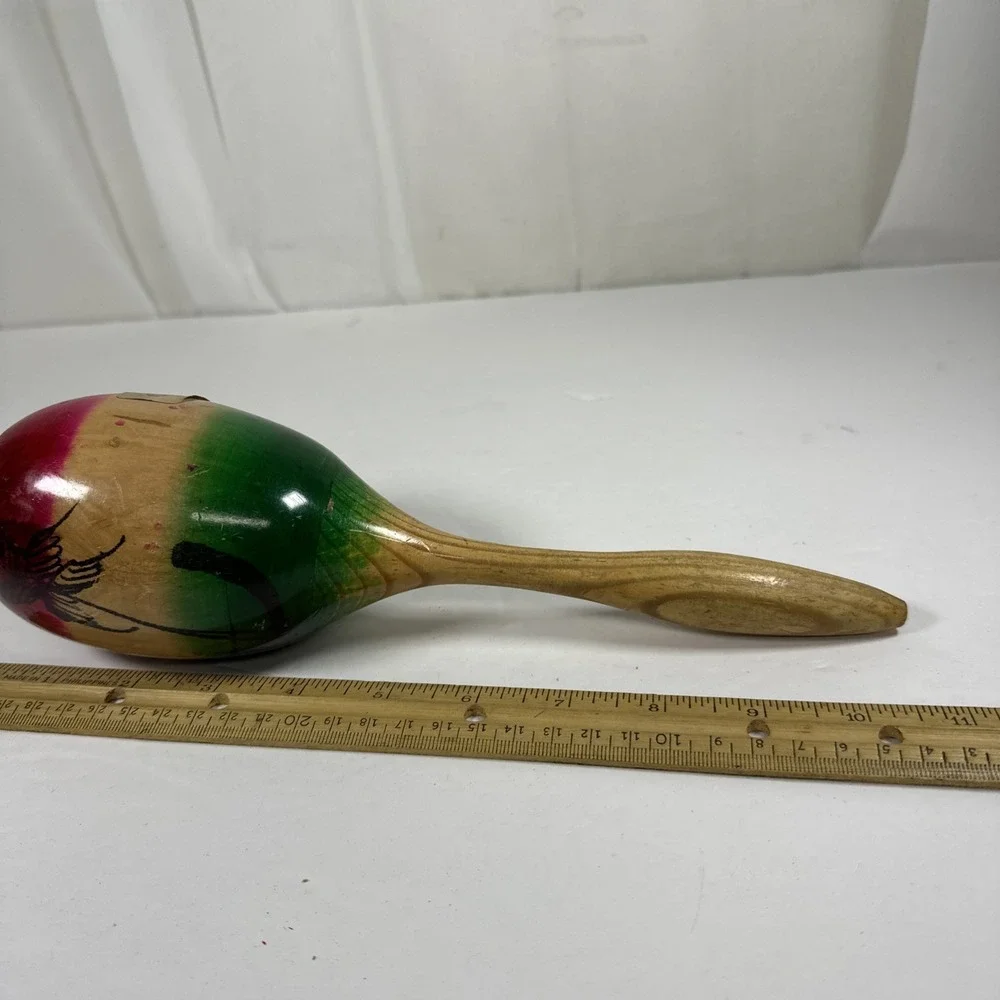 Maraca Cuba Mexico Percussion Instrument Hand Rumba Shaker Vintage‎