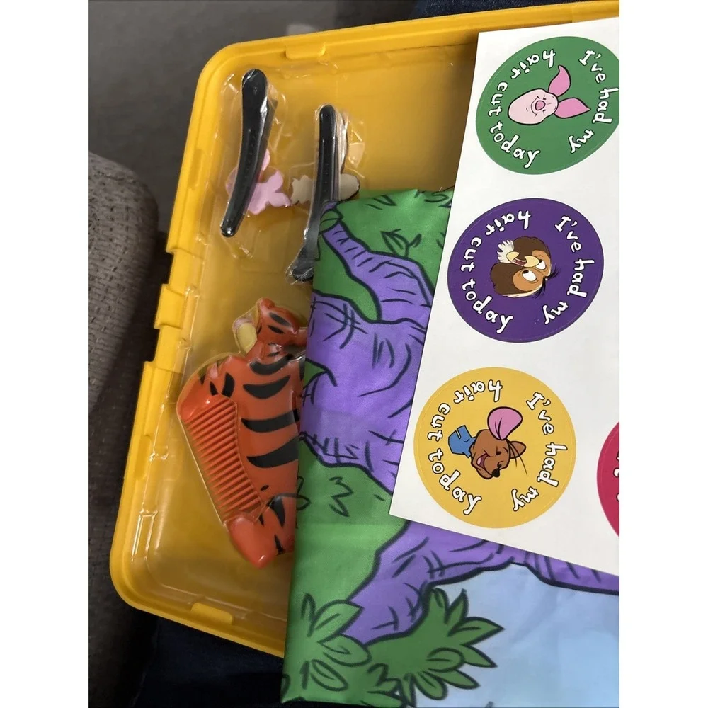 VTG Disney Winnie The Pooh Remington Kids Hair Clippers Haircut Kit Accessories