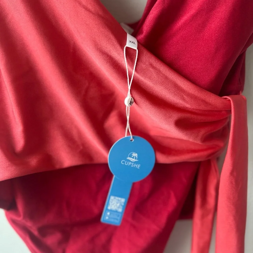 Cupshe Macie Color Block Side Tie One Piece Swimsuit XXL