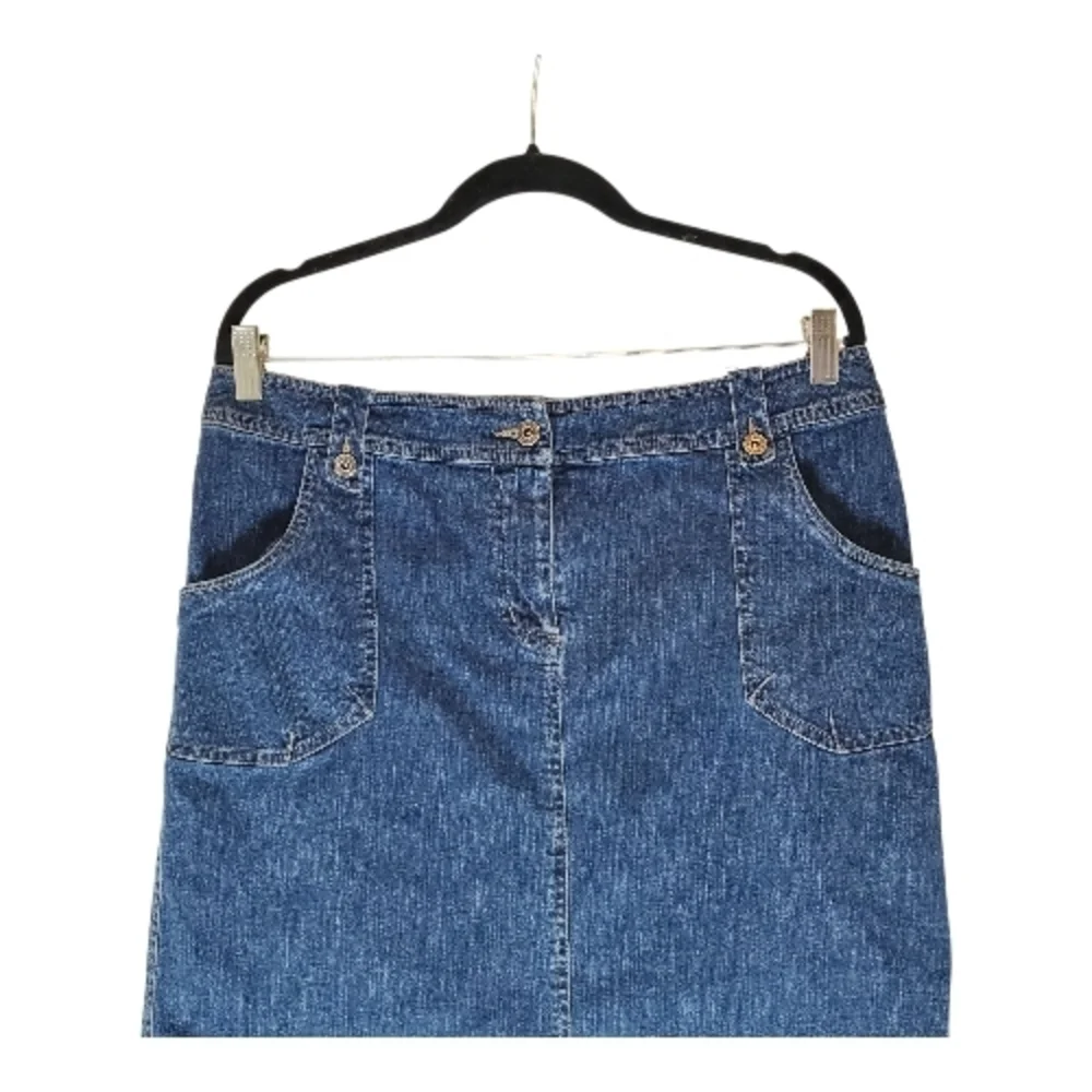 🇺🇸Christopher & Banks Jean Skirt Size 12