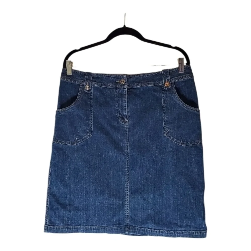 🇺🇸Christopher & Banks Jean Skirt Size 12