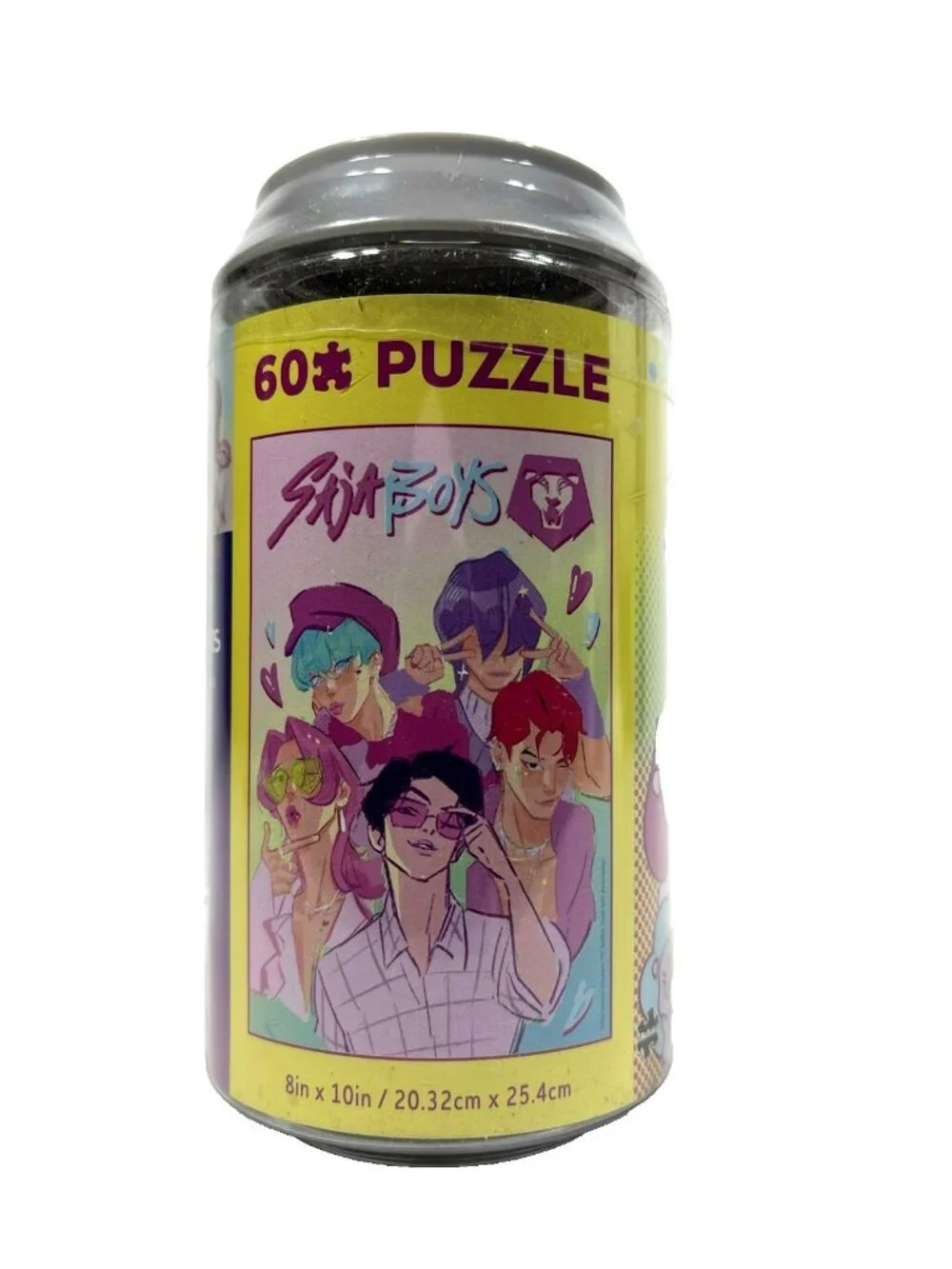 Kpop Demon Hunters Saja Boys Pastel Puzzle In Soda Can 60pc NEW 2026
