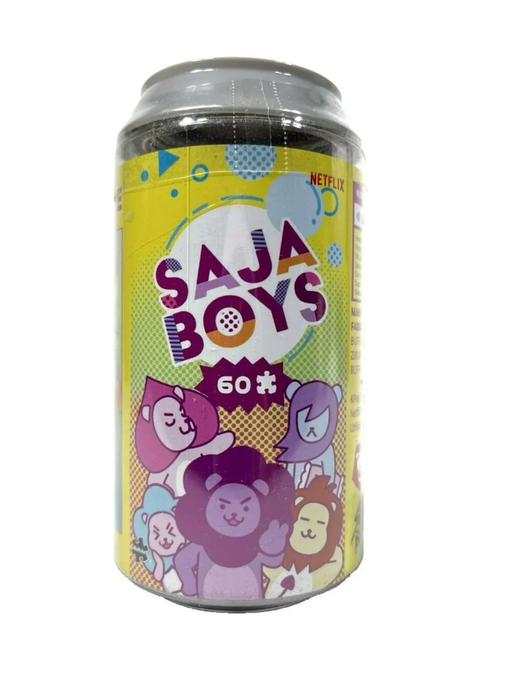 Kpop Demon Hunters Saja Boys Pastel Puzzle In Soda Can 60pc NEW 2026