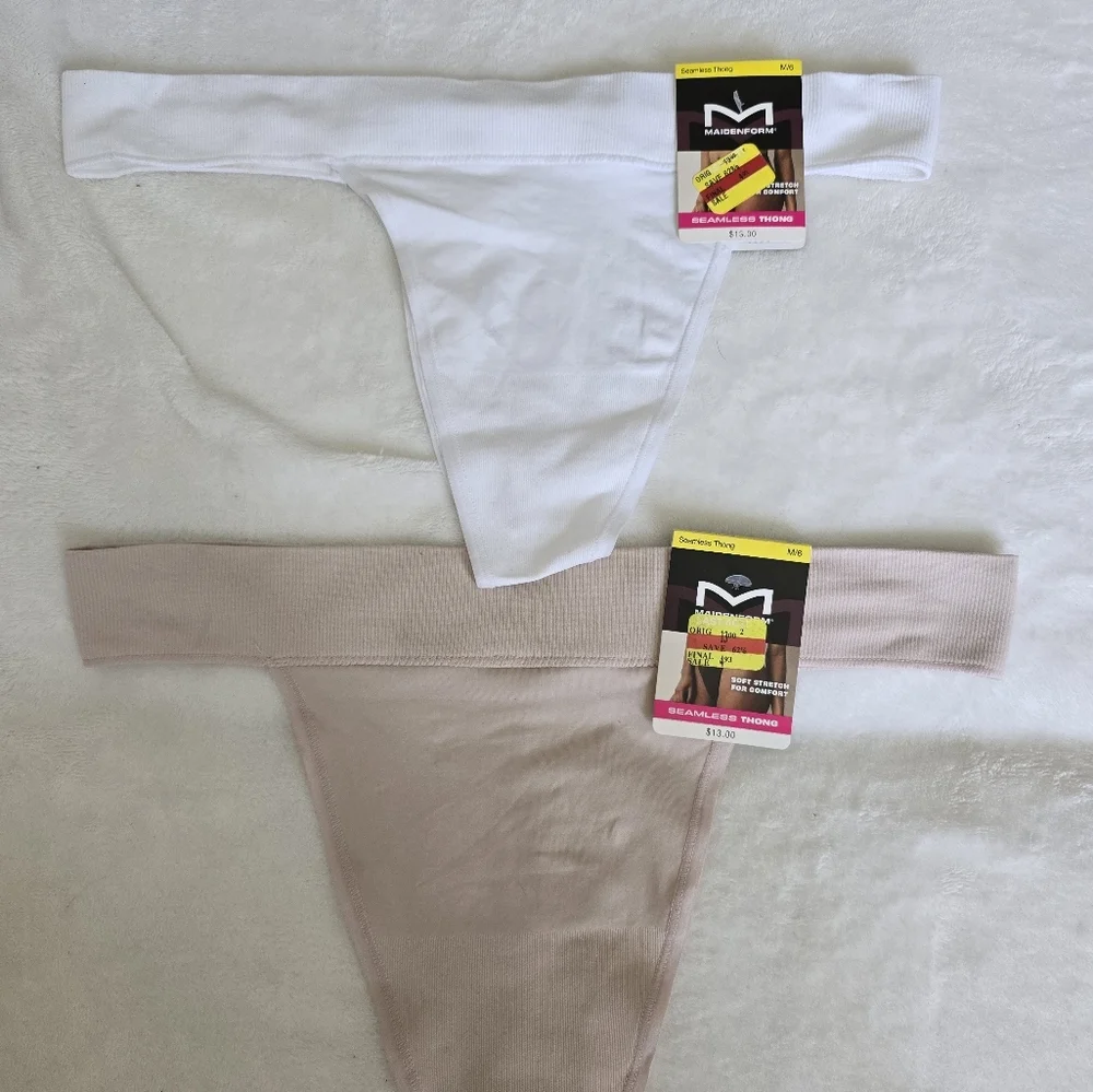 Maidenform seamless thongs