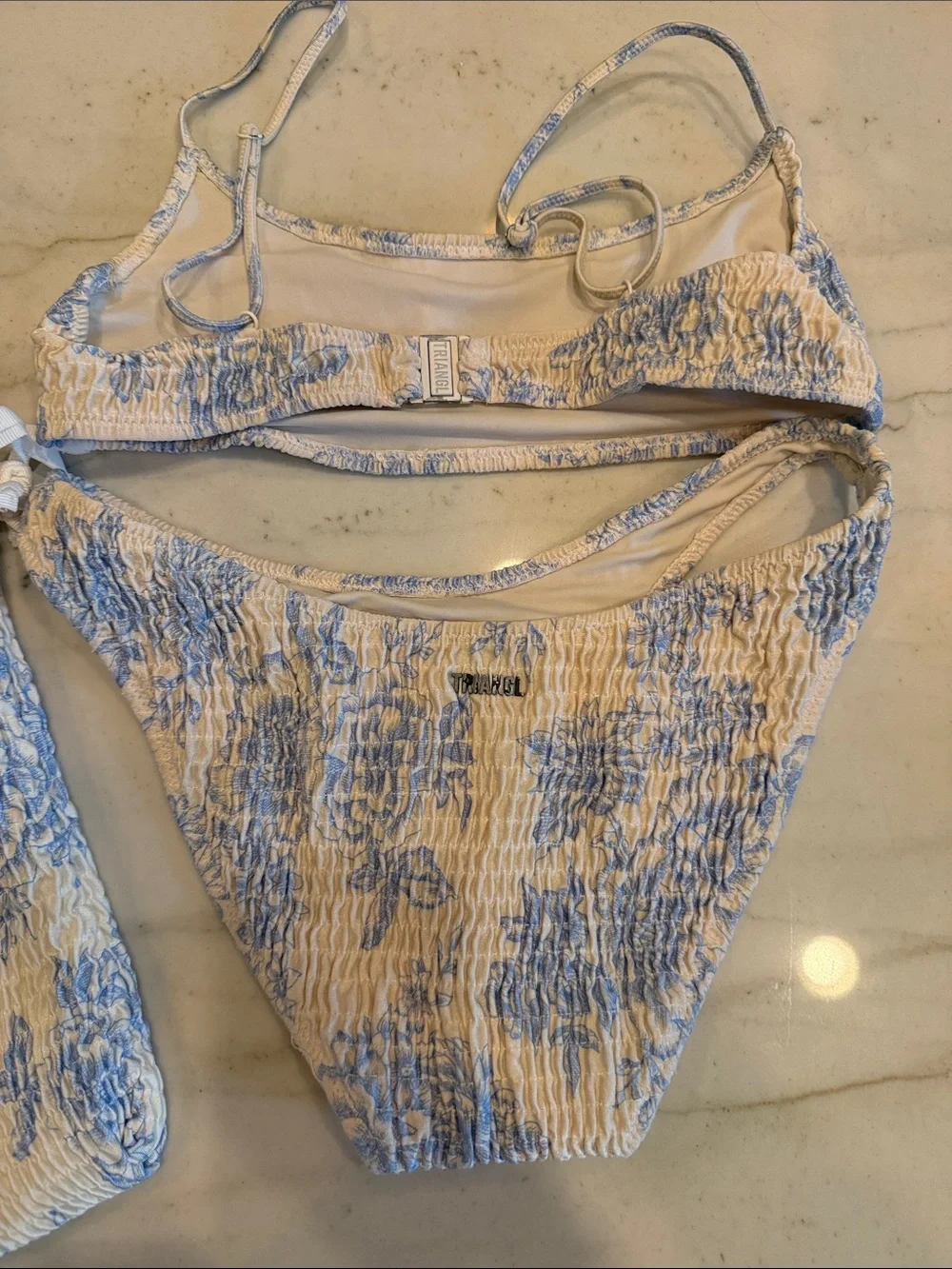 triangl swimwear triangl smocked