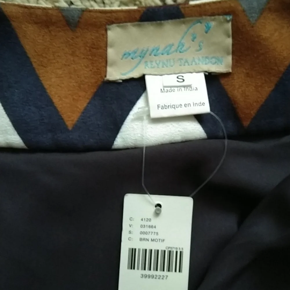 NWT Anthropologie Murah Design Earth tones maxi skirt Sz S