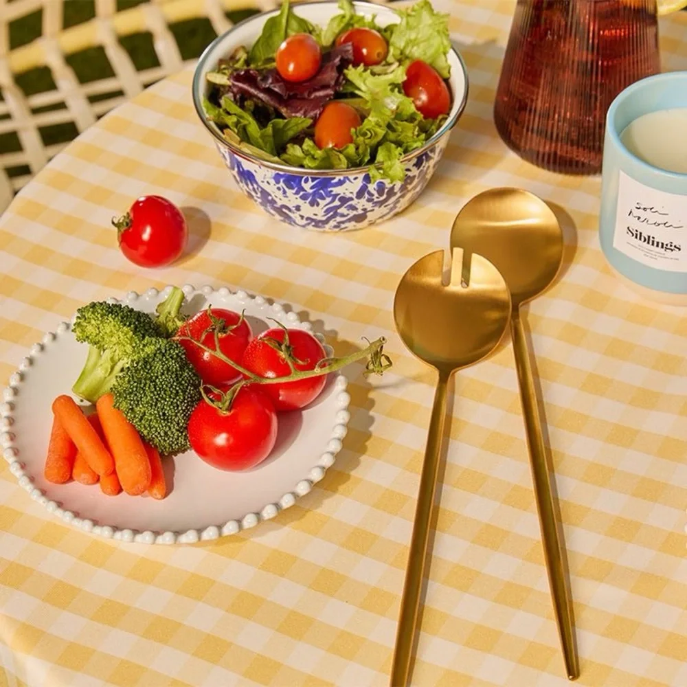 Elegant Gold Salad Servers