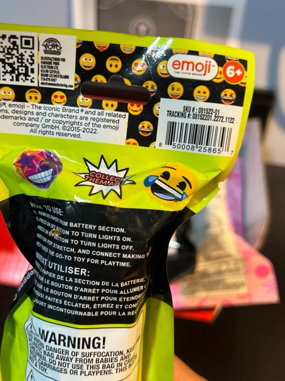 Emoji vibrant light