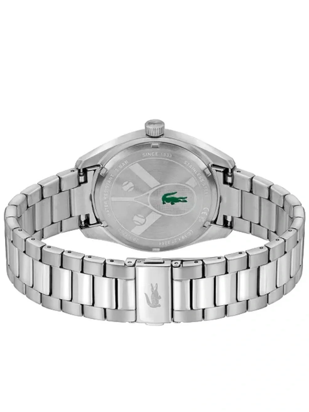 Lacoste displayed logo three