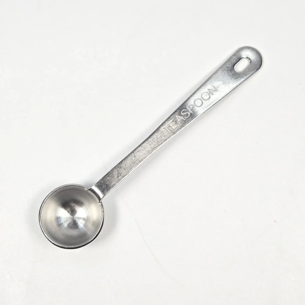 AMCO 1/2 Teaspoon Measuring Spoon‎ 18/8 Stainless Steel Rustproof Silver