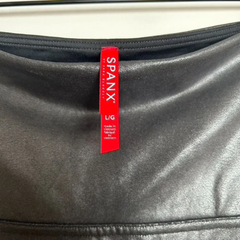 SPANX Faux Leather Leggings