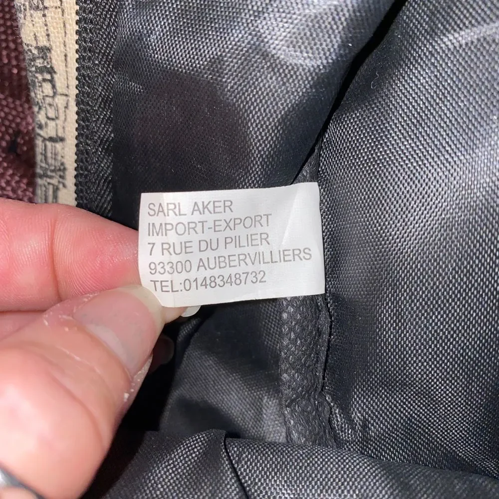 Unbranded canvas backpack